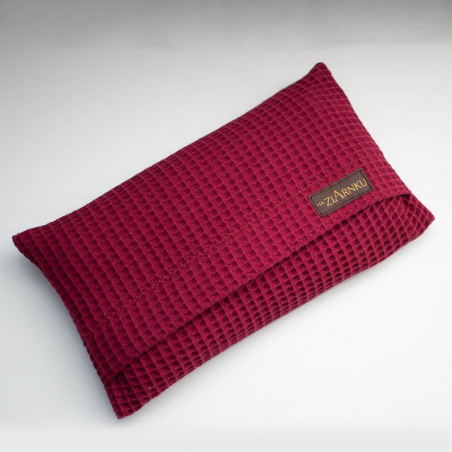 Termofory z pestek wiśni bordowy