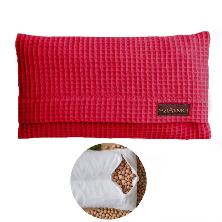 Termofor z Pestkami Wiśni czerwony, Naturalny, Ekologiczny, Duży