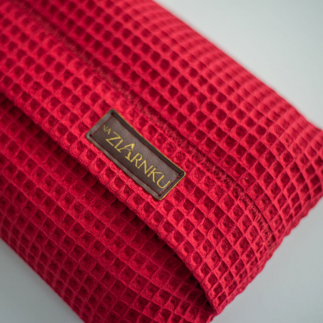 Termofor z Pestkami Wiśni Lawenda -czerwony