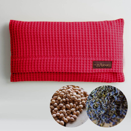 termofor z pestek wiśni lawenda