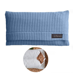 Termofor z Pestek Wiśni Naturalny, Ekologiczny - niebieski