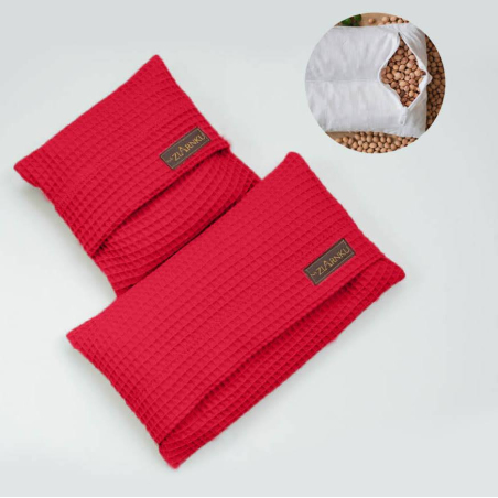 Termofor z pestkami wiśni mały i duży zestaw na ekoprezent