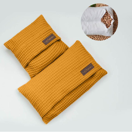 Termofory z pestkami wiśni, Prezent na Pępkowe dla Mamy i Dziecka Musztarde