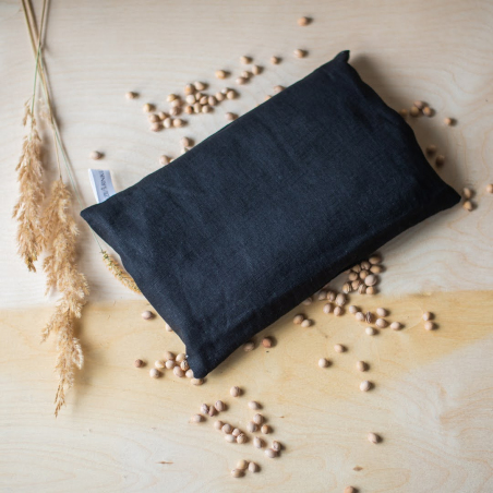 Termofor z Pestek Wiśni czarny len