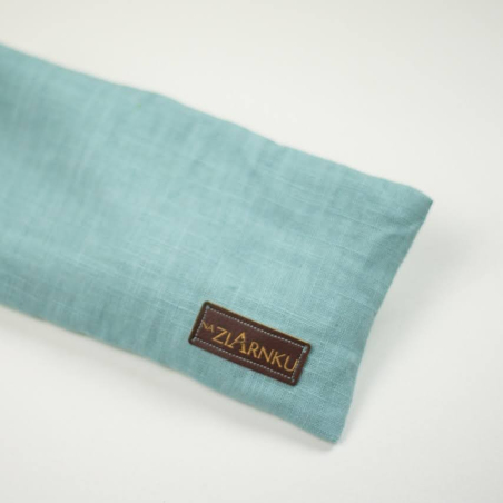 lniana opaska z siemieniem lnianym