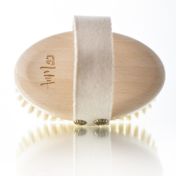 Szczotka do masażu ciała na sucho z miękka szczecina dla początkujących