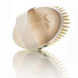 Szczotka do masażu ciała na sucho z miękka szczecina dla początkujących