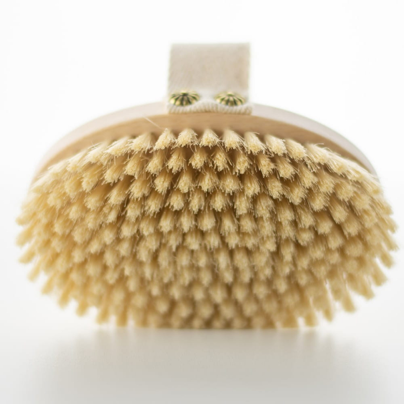 Szczotka do masażu ciała na sucho z miękka szczecina dla początkujących