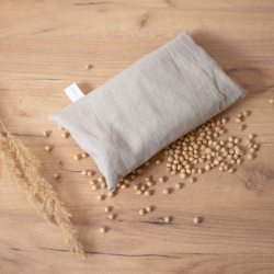 Lniany termofor z pestkami wiśni