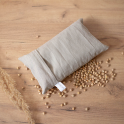 Lniany termofor z pestkami wiśni