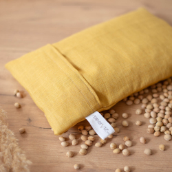 Lniane termofor z pestkami wiśni zero waste