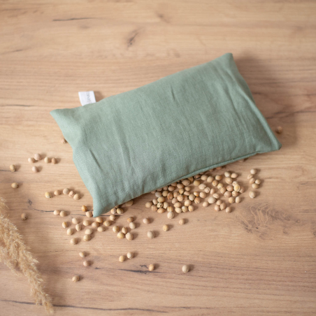 Lniany termofor z pestkami wiśni