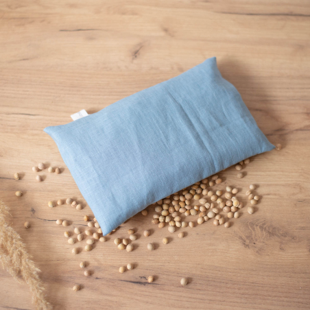 Lniany termofor z pestkami wiśni