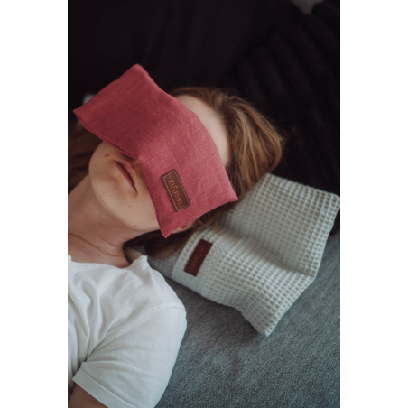 Lniana opaska na oczy i...