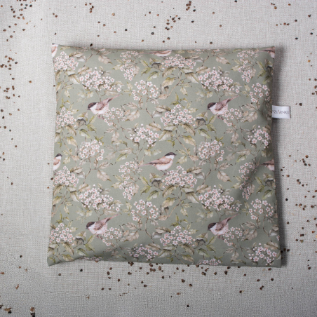 Naturalna orkiszowa poduszka z lawendą 40x40 – bawełna premium