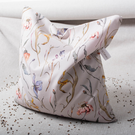 Naturalna poduszka z łuską gryki orkiszem lawenda,