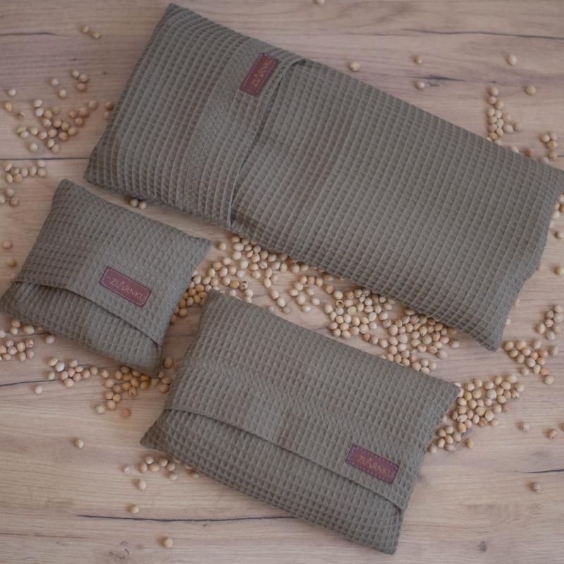 Zestaw trzech termoforów XL, duży i mały