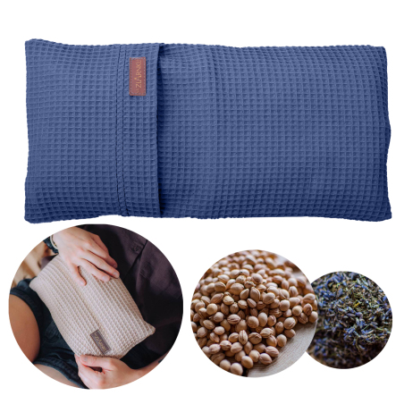 termofor z pestkami wiśni z lawendą XL na lędźwia i barki