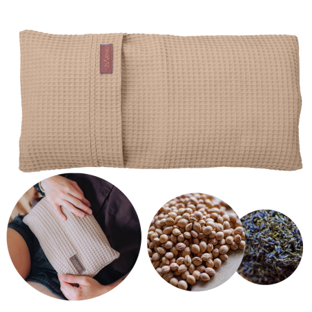 termofor z pestkami wiśni z lawendą XL na lędźwia i barki