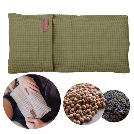 termofor z pestkami wiśni z lawendą XL na lędźwia i barki